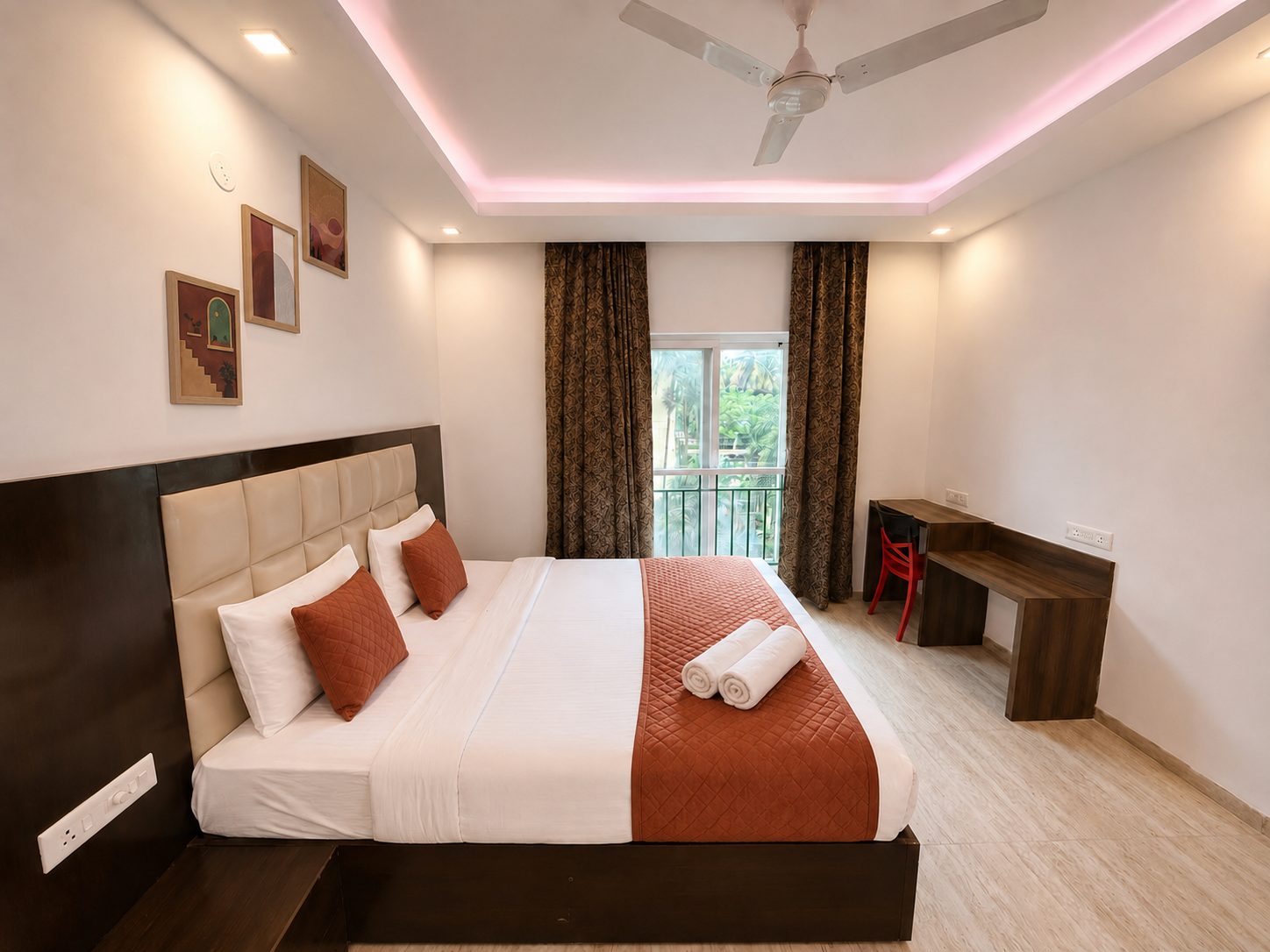 The Beachstone master bedroom