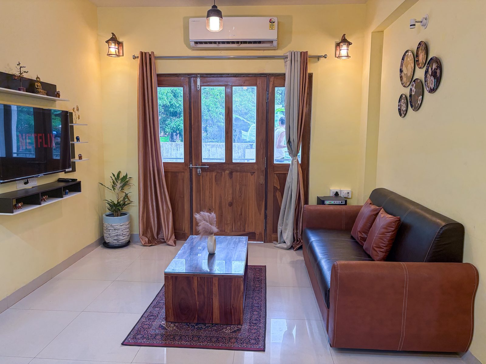 The Peaceside living room